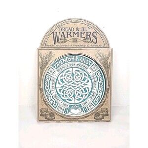 NEW Celtic Irish Friendship Knot Bread & Roll Warmer Stone Trivet  6.75"